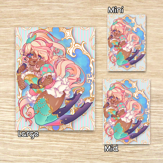 2026 Year of the Horse - Carousel Horse Girl Print