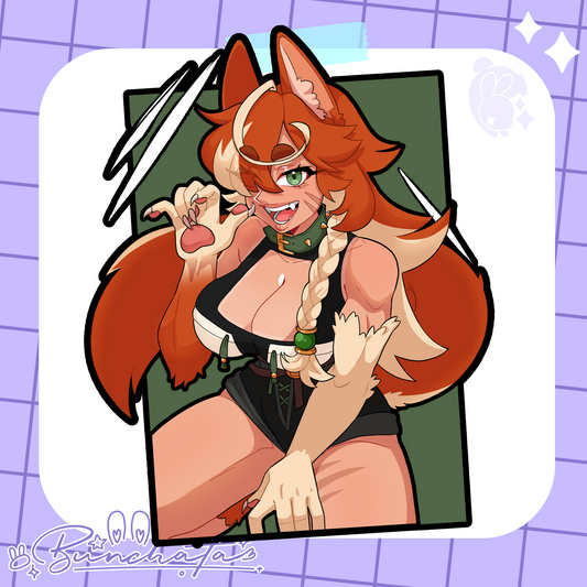 Hayes Full Color Waifu Sticker