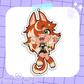 Hayes Wagging Tail Acrylic Keychain