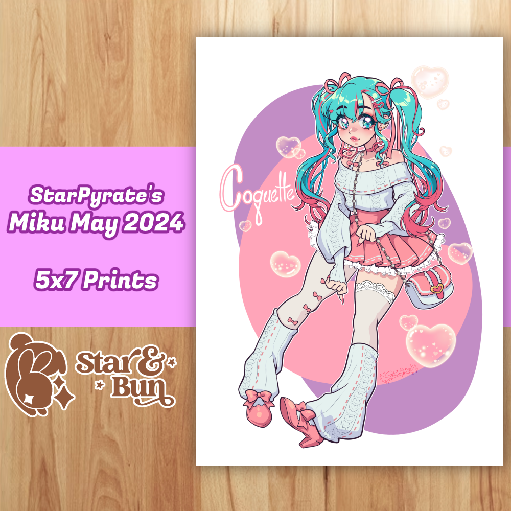5x7" Miku May 2024 Prints