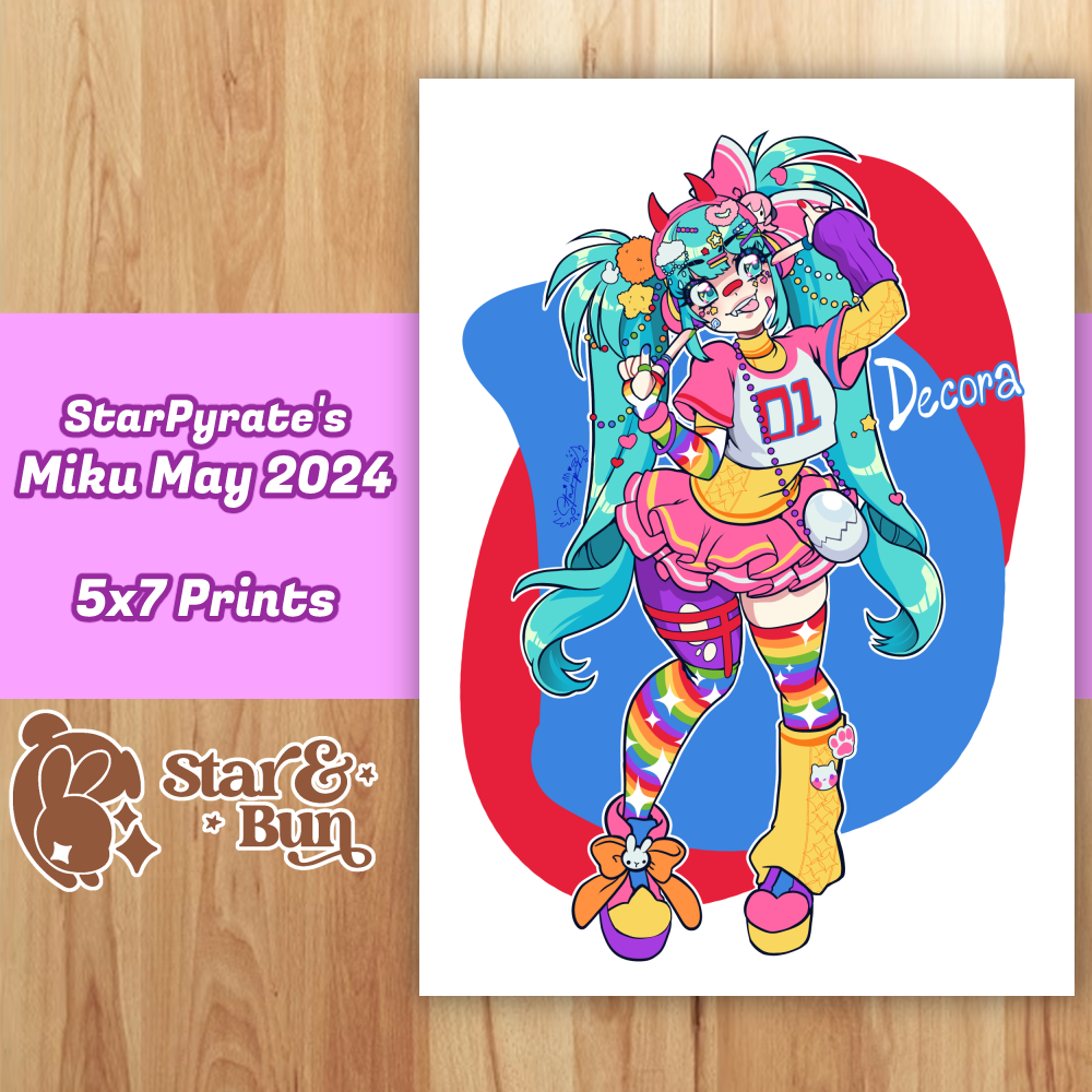 5x7" Miku May 2024 Prints