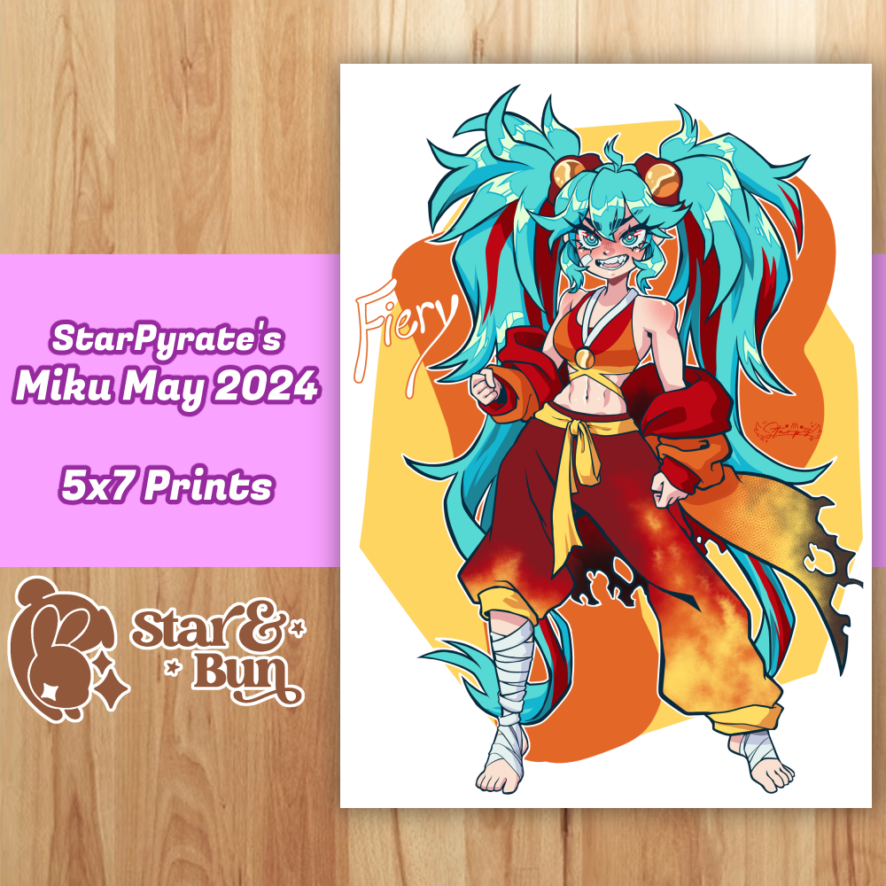 5x7" Miku May 2024 Prints