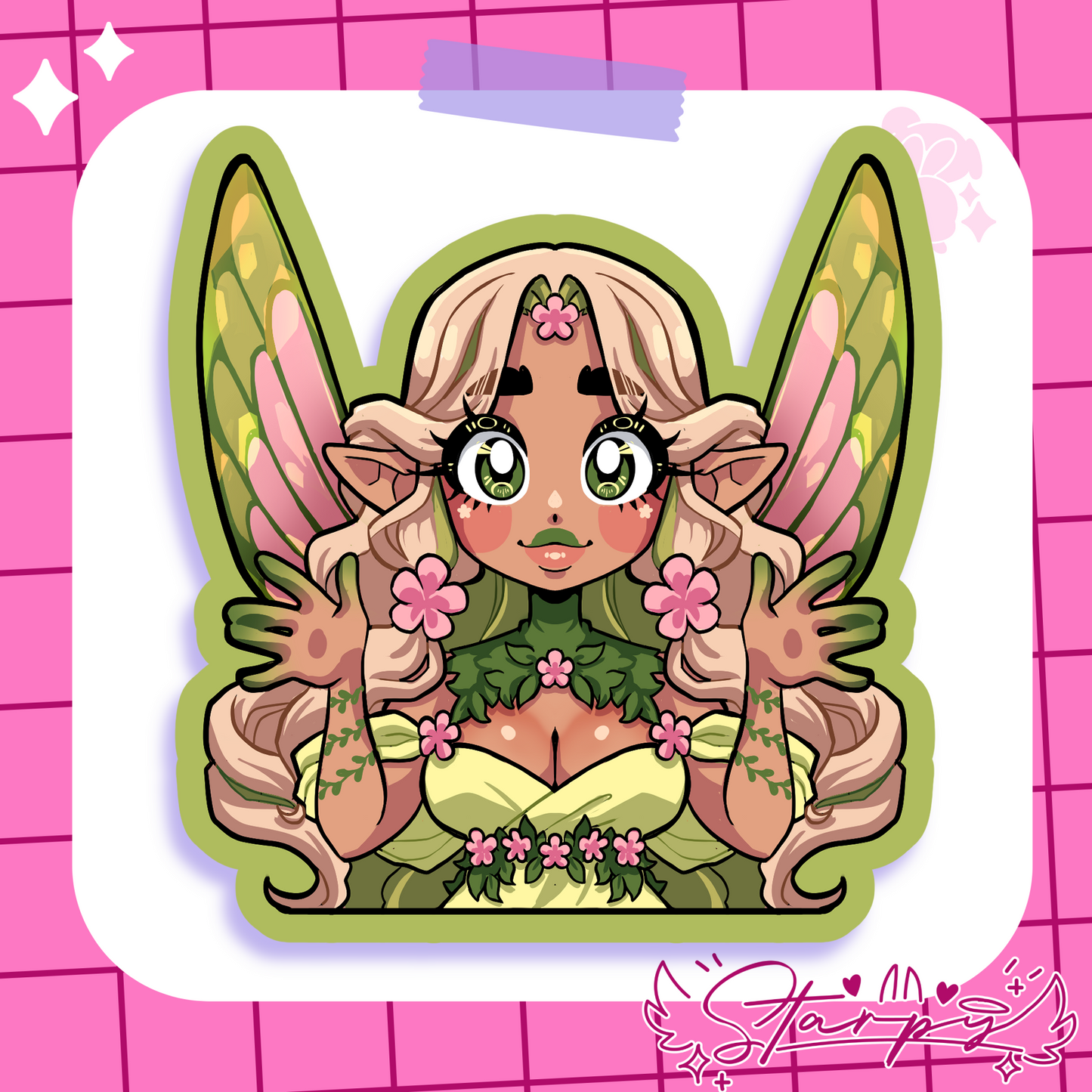 Forest Fairy Girl Sticker