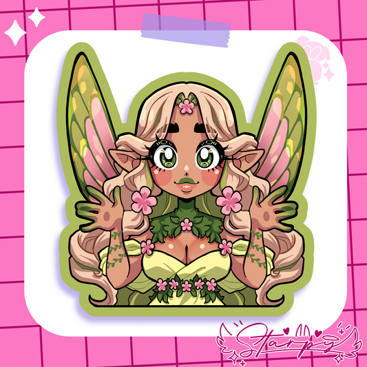 Forest Fairy Girl Sticker