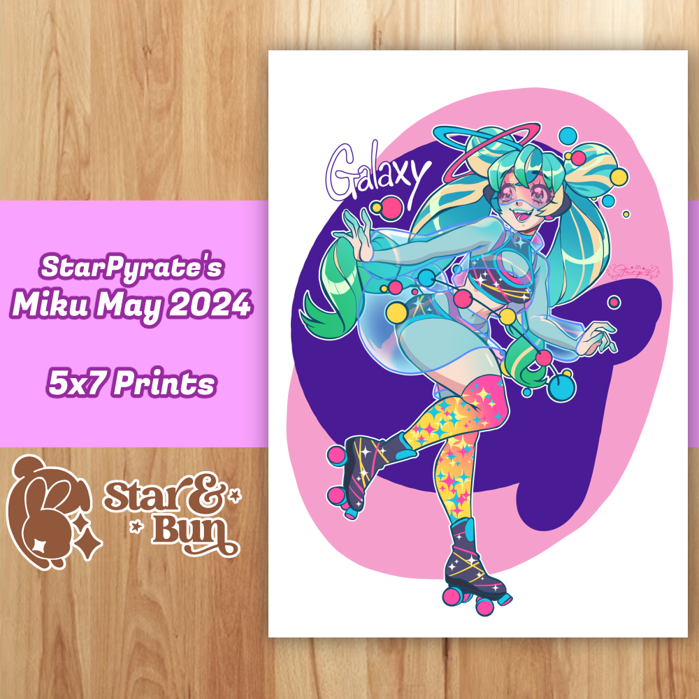 5x7" Miku May 2024 Prints