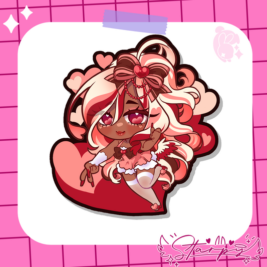 2026 Montly Sticker - February GALentines / Gyaru Cupid
