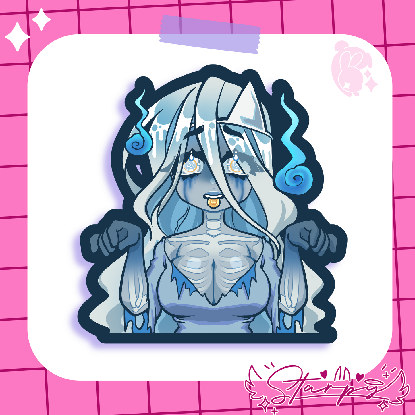 Ghost Girl Sticker