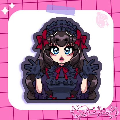 Gothic Lolita Girls Sticker