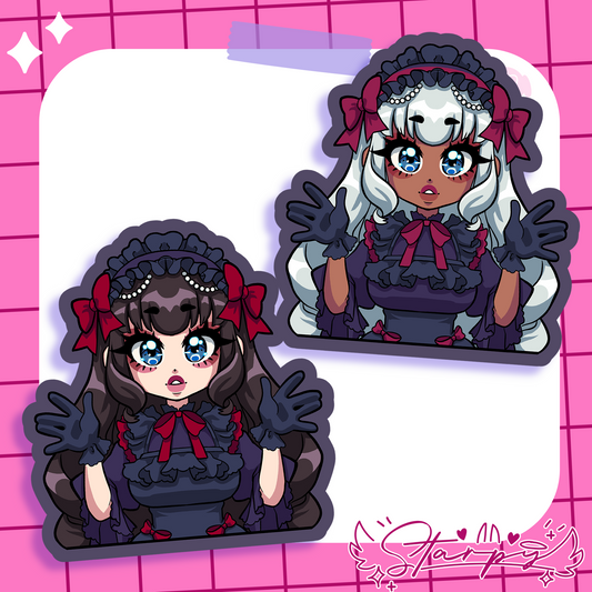 Gothic Lolita Girls Sticker