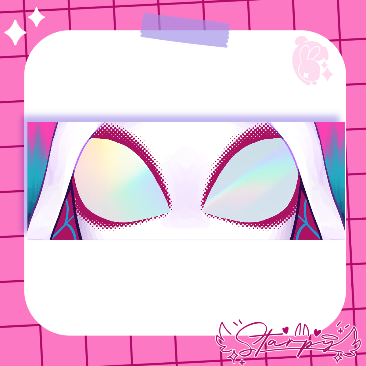 Gwen Stacy / Spider Gwen Holographic Eye Sticker