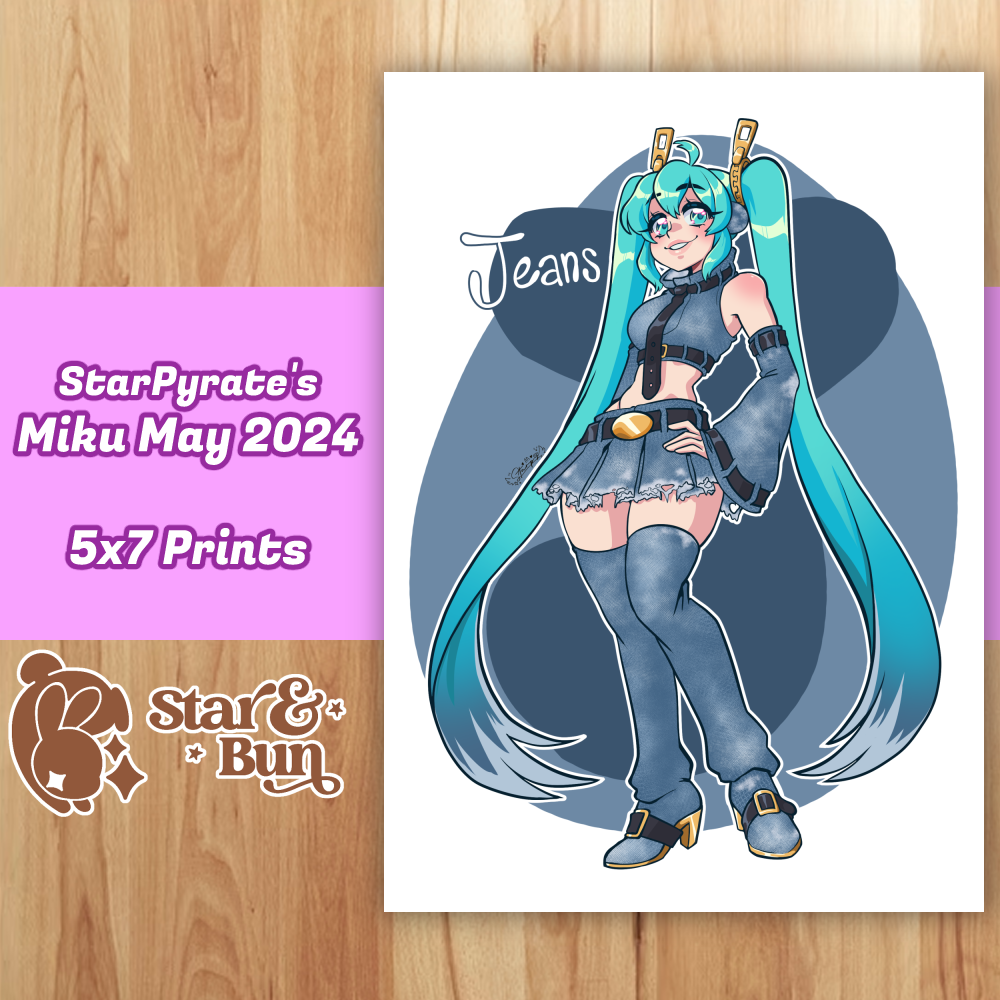 5x7" Miku May 2024 Prints