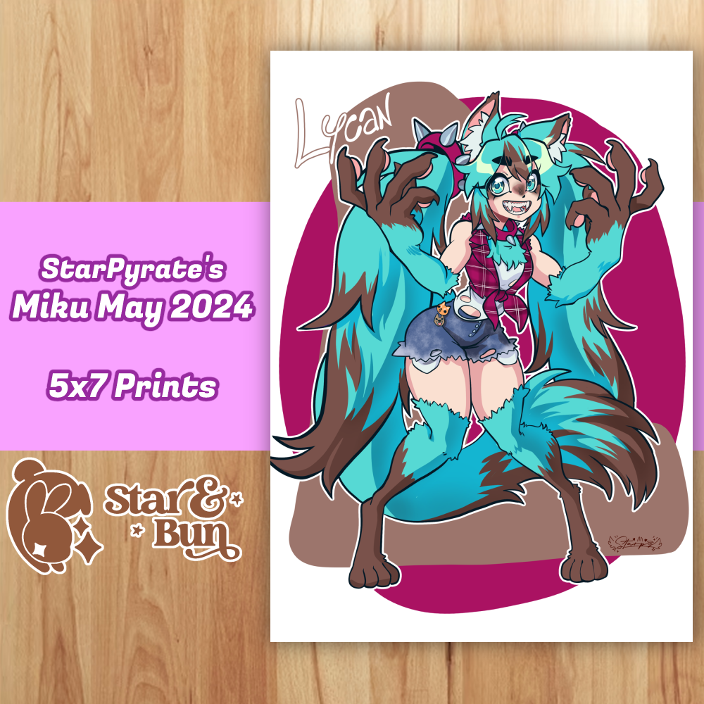 5x7" Miku May 2024 Prints