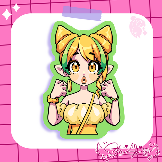 Lemon Girl Sticker