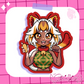 Maneki / Lucky Cat Girl Sticker