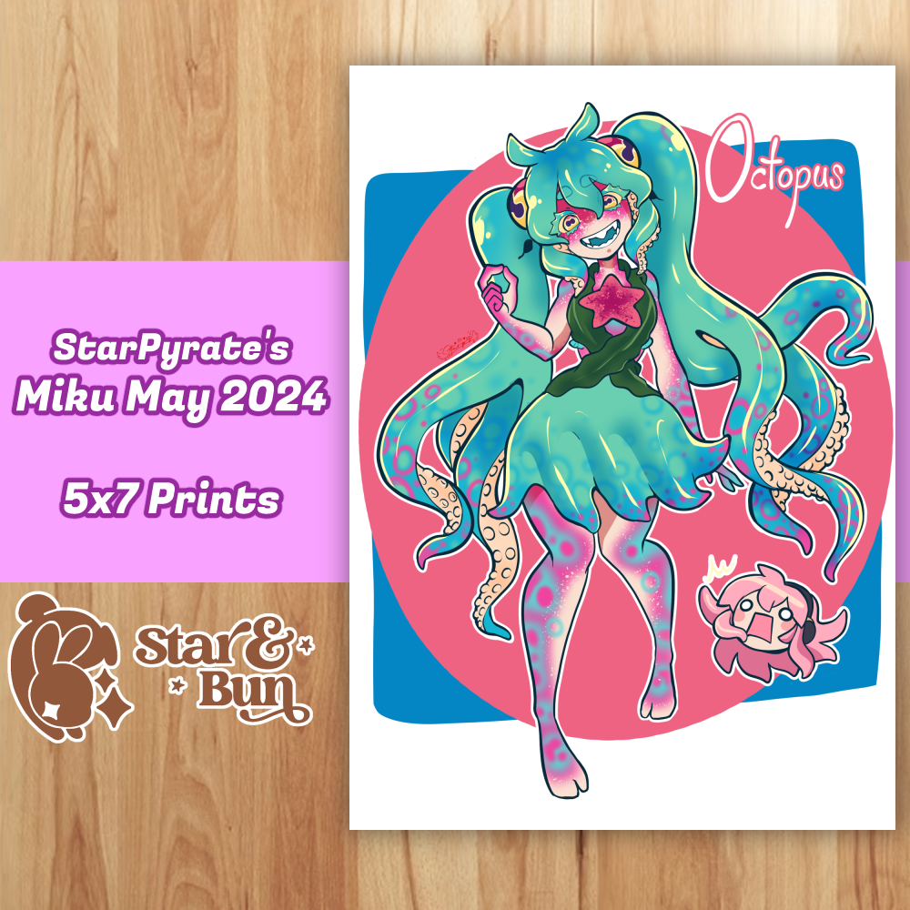 5x7" Miku May 2024 Prints