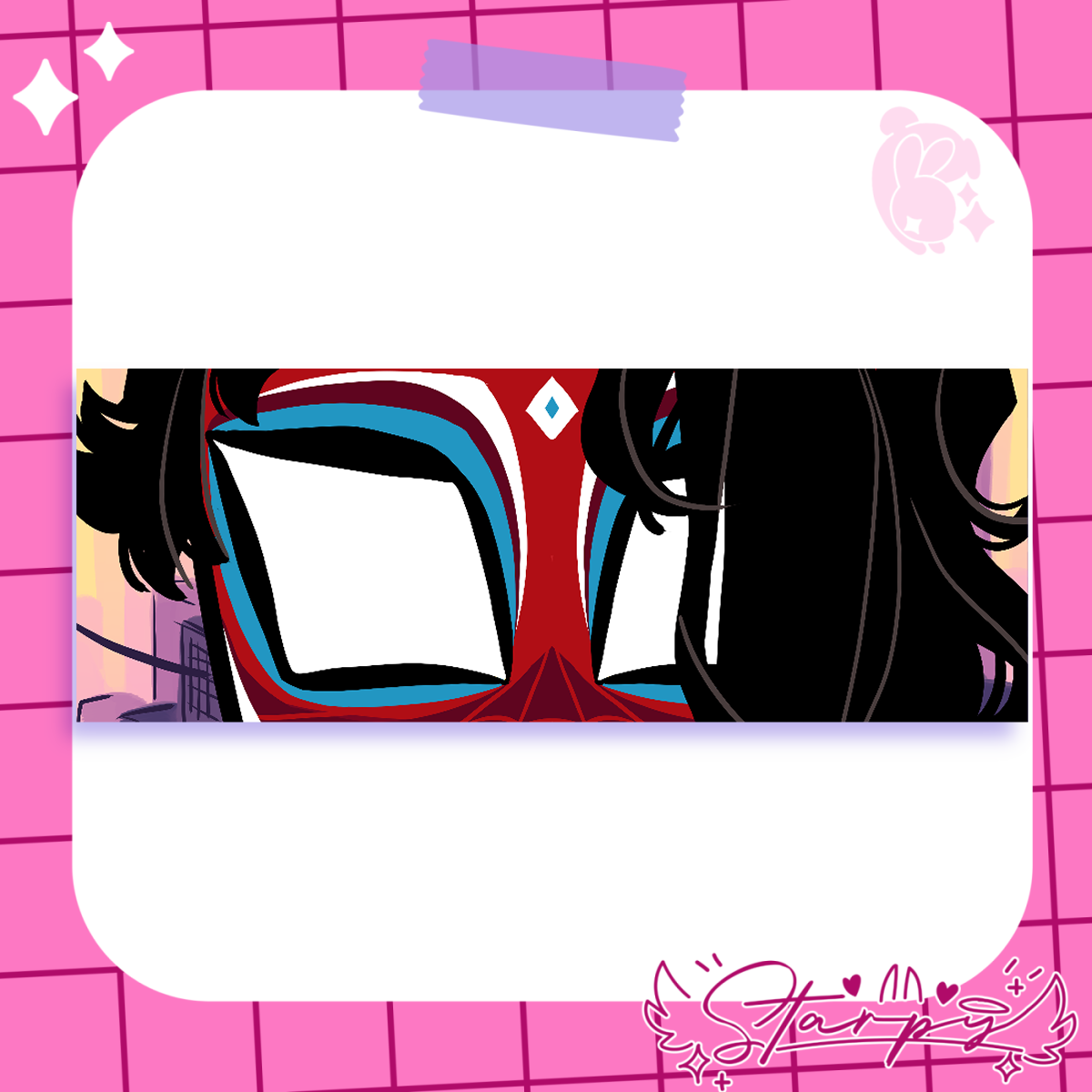 Pavitr Prabhakar Spider-Man Eye Sticker