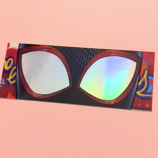 Miles Morales Spider-Man Holographic Eye Sticker