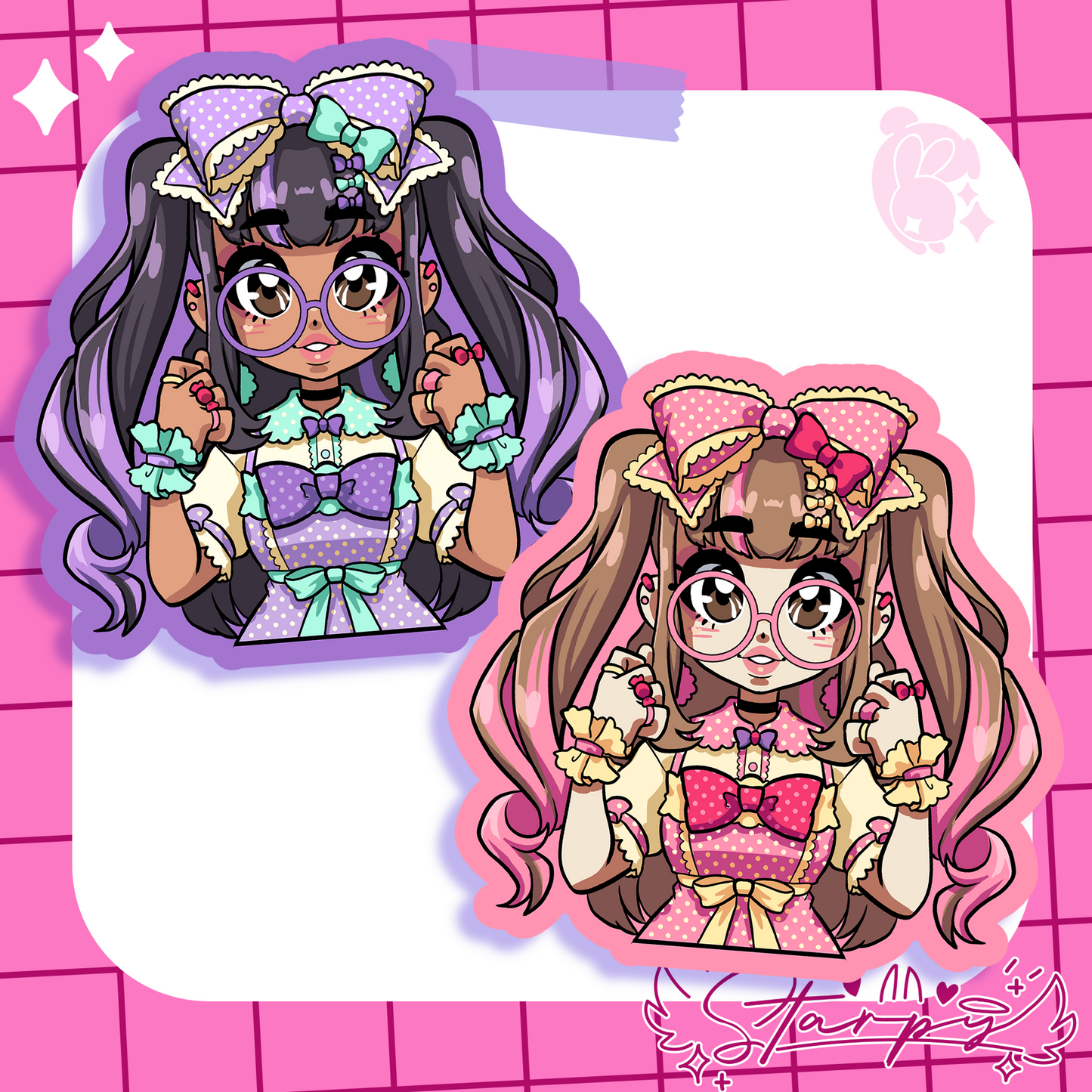 Sweet Lolita Girls Sticker