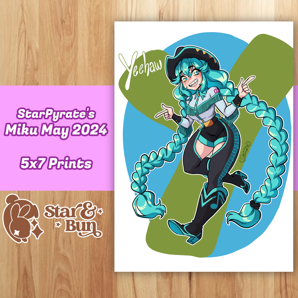 5x7" Miku May 2024 Prints