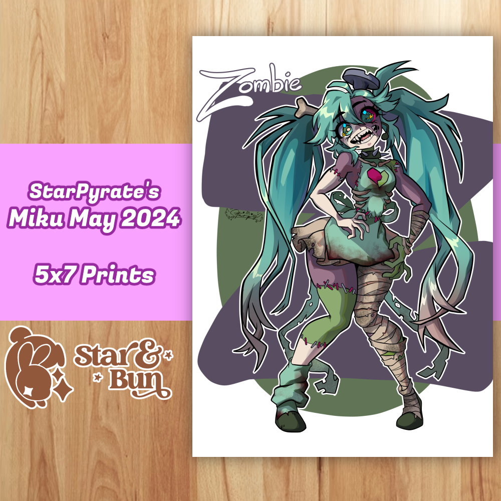 5x7" Miku May 2024 Prints